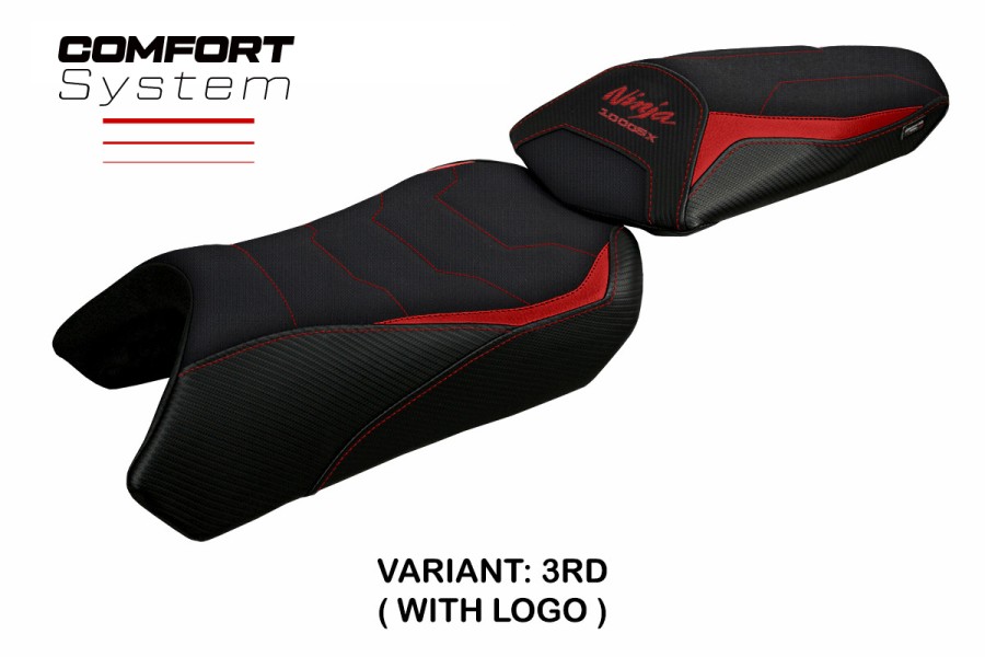 Seat cover compatible Kawasaki Ninja 1000 SX (20-22) Arusha comfort system model
