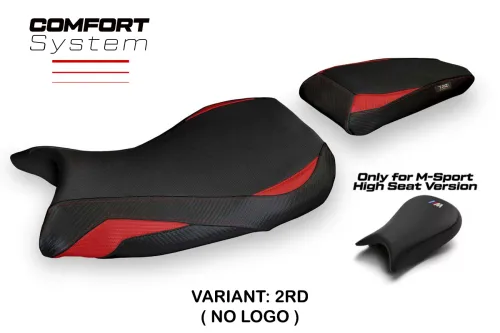 Rivestimento sella compatibile BMW S 1000 R (21-23) modello Petra comfort system 2
