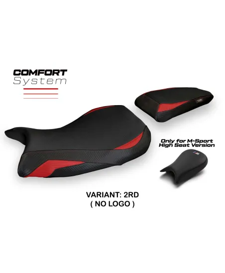 Funda de asiento compatible BMW S 1000 R (21-23) modelo Petra comfort system