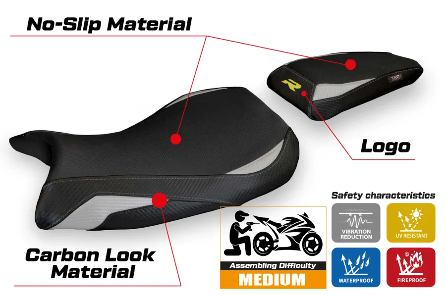Sitzbezug kompatibel BMW S 1000 R (21-23) Modell Laiar