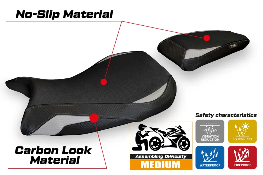 Seat cover compatible BMW S 1000 R (21-23) Laiar model