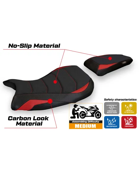 Seat cover compatible BMW S 1000 R (21-23) Petra ultragrip model