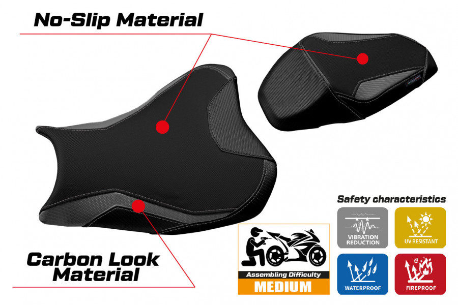 Seat cover compatible Kawasaki Z 900 (17-22) Suhl 1 model
