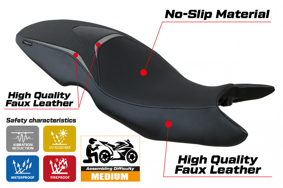 Rivestimento sella compatibile BMW F 800 R (09-20) modello Maili