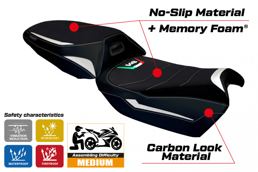 Sitzbezug kompatibel Ducati Multistrada V4 (21-22) Modell Rosita comfort system