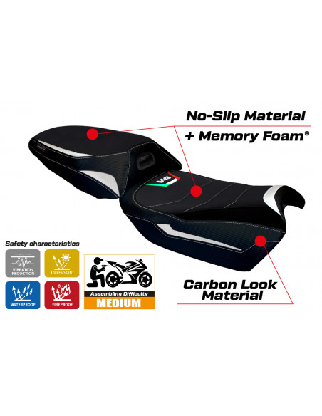 Seat cover compatible Ducati Multistrada V4 (21-22) Rosita comfort system model