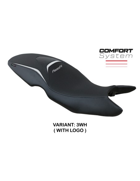 Funda de asiento compatible BMW F 800 R (09-20) modelo Maili comfort system
