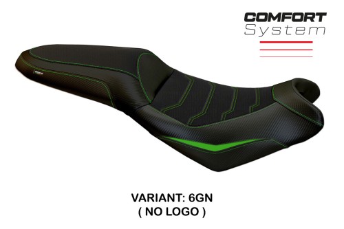 Funda de asiento compatible con Kawasaki Versys 650 (07-22) modelo Nasir comfort system 2
