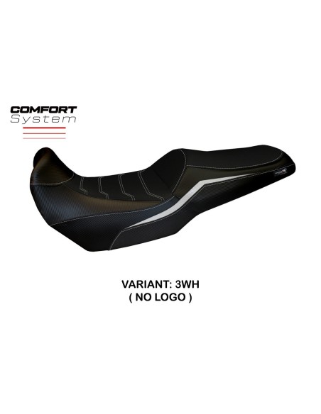 Funda de asiento compatible Kawasaki Versys 1000 (19-22) modelo Elvas comfort system