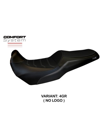 Funda de asiento compatible Kawasaki Versys 1000 (19-22) modelo Elvas comfort system