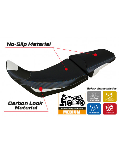 Housse de selle compatible Honda Africa Twin 1100 (20-22) modèle Deline