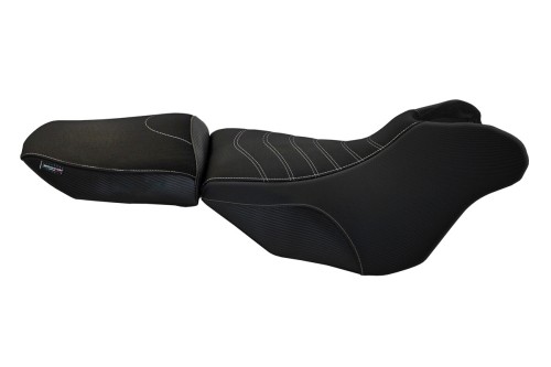 Funda de asiento compatible con Moto Guzzi Stelvio 1200 (08-16) modelo Ives 2