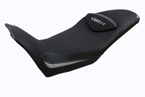 Housse de selle compatible Moto Guzzi V85 TT (19-22) modèle Everett