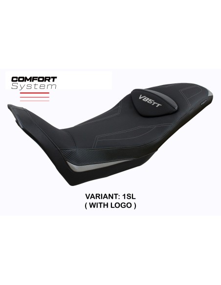 Funda de asiento compatible Moto Guzzi V85 TT (19-22) modelo Everett comfort system