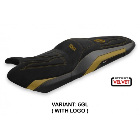 Housse de selle compatible Yamaha T-Max (17-20) modèle Scrutari 2 velvet