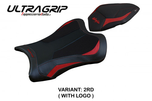 Funda de asiento compatible con Kawasaki Ninja ZX 10 R (21-22) modelo Dexter Ultragrip 2