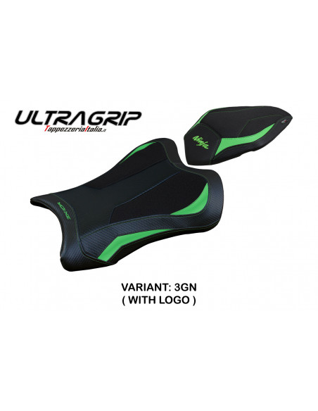 Housse de selle compatible Kawasaki Ninja ZX 10 R (21-22) modèle Dexter Ultragrip