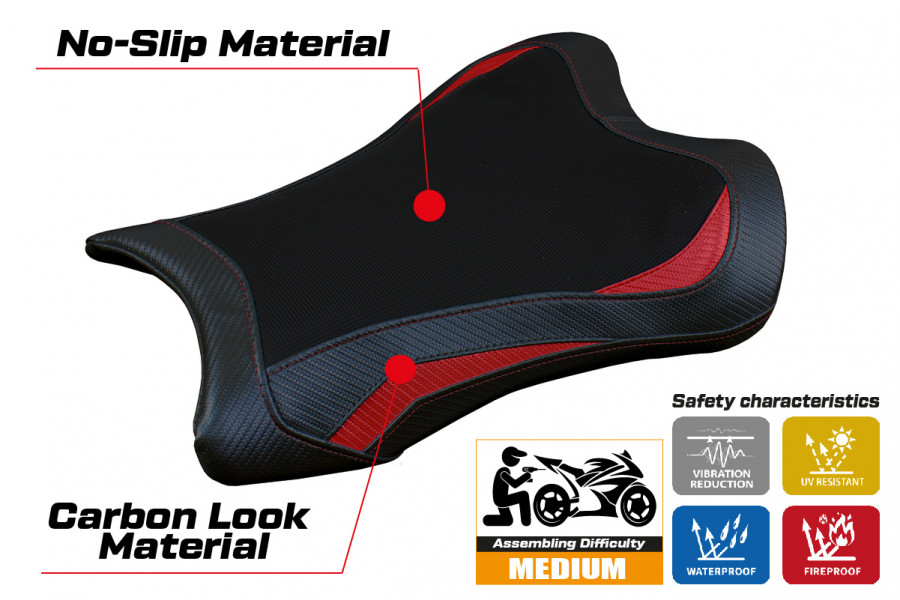 Rivestimento sella compatibile Kawasaki Ninja ZX 10 RR (21-22) modello Garen