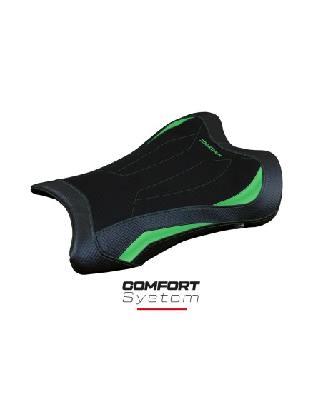 Funda de asiento compatible con Kawasaki Ninja ZX 10 RR (21-22) modelo Garen Comfort System