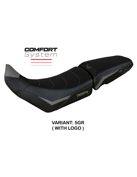 Funda de asiento compatible con Triumph Tiger 900 (20-22) modelo Dover Comfort System