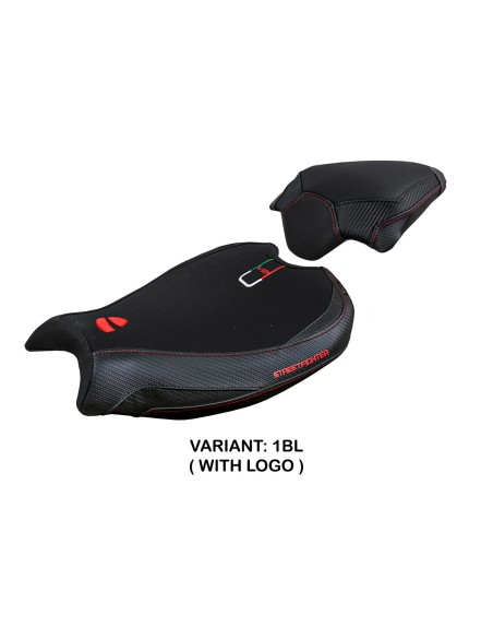 Funda de asiento compatible con Ducati Streetfighter V2 (2022) modelo Mina