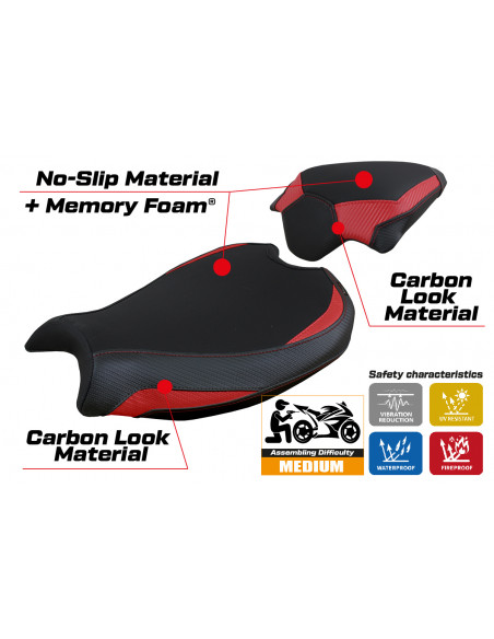 Rivestimento sella compatibile Ducati Streetfighter V2 (2022) modello Mina comfort system