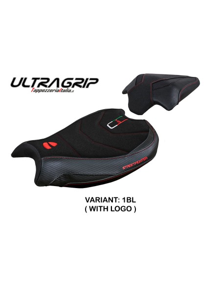 Housse de selle compatible Ducati Streetfighter V2 (2022) modèle Mina ultragrip