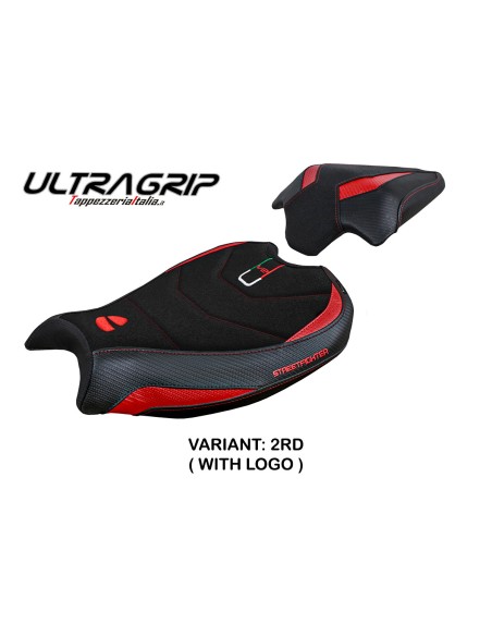 Housse de selle compatible Ducati Streetfighter V2 (2022) modèle Mina ultragrip