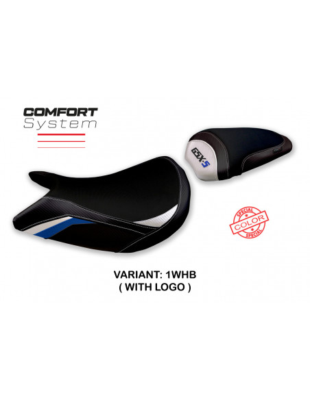 Housse de selle compatible Suzuki GSX S 1000 (21-22) modèle Lindi special color comfort system