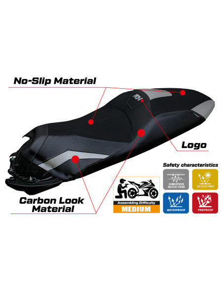 Seat cover compatible Honda ADV 350 Nilli model
