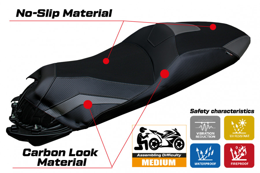 Rivestimento sella compatibile Honda ADV 350 modello Nilli