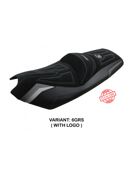 Funda de asiento compatible con Kymco AK 550 (17-22) modelo Rajka