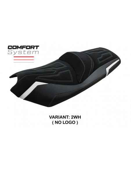 Housse de selle compatible Kymco AK 550 (17-22) modèle Rajka Comfort System