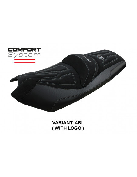 Funda de asiento compatible con Kymco AK 550 (17-22) modelo Rajka Comfort System