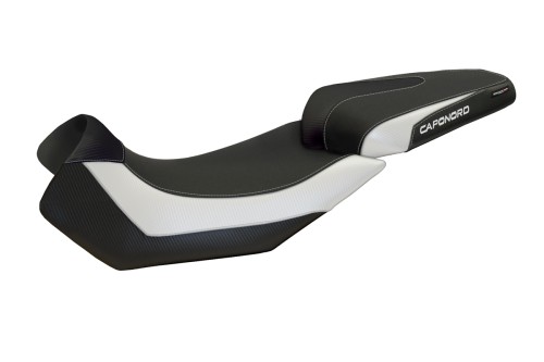 Funda de asiento compatible Aprilia Caponord 1200 (13-17) modelo Nuoro 2