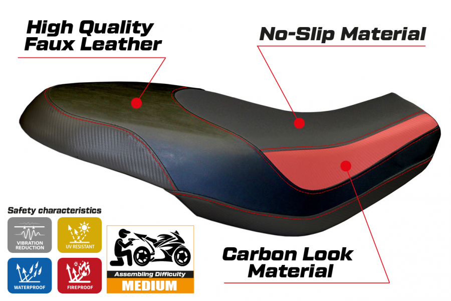Seat cover compatible Ducati Scrambler 400 / 800 / 1100 (15-22) Capri model