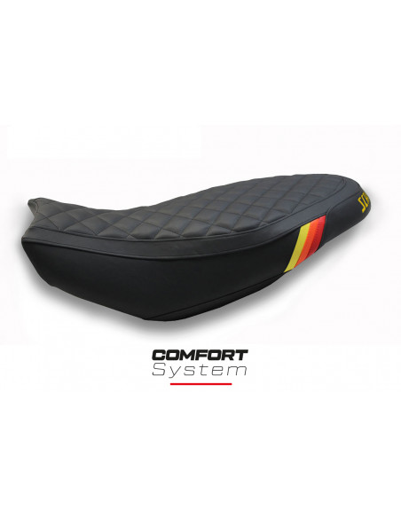 Funda de asiento compatible Ducati Scrambler 400/800/1100 (15-22) modelo Vintage comfort system