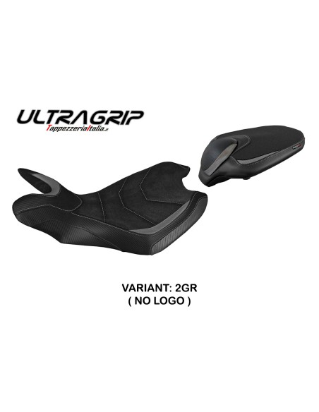 Housse de selle compatible MV Agusta Turismo Veloce (14-20) modèle Sahara ultragrip