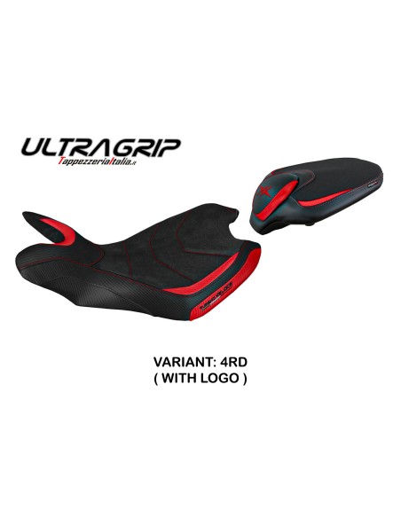 Funda de asiento compatible con MV Agusta Turismo Veloce (14-20) modelo Sahara ultragrip
