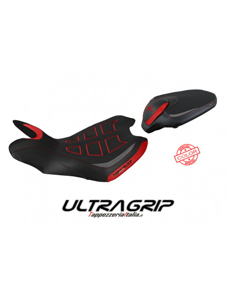 Funda de asiento compatible con MV Agusta Turismo Veloce (14-20) modelo Sahara special color ultragrip