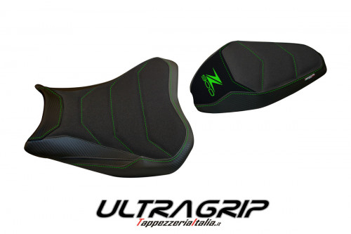 Funda de asiento compatible con Kawasaki Z 900 (17-22) modelo Arad 1 ultragrip