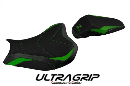 Housse de selle compatible Kawasaki Z 900 (17-22) modèle Shara 1 ultragrip