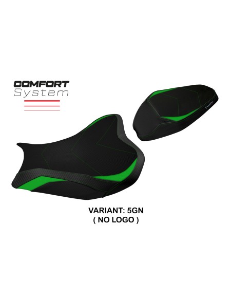 Funda de asiento compatible con Kawasaki Z 900 (17-22) modelo Shara comfort system