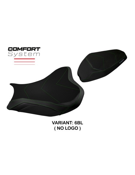 Funda de asiento compatible con Kawasaki Z 900 (17-22) modelo Shara comfort system