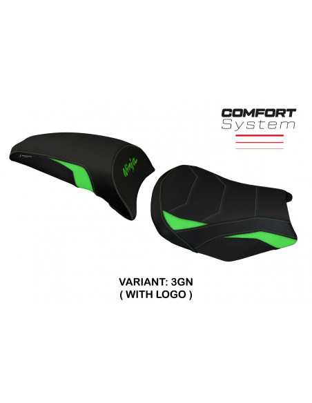 Sitzbezug kompatibel Kawasaki Ninja 650 (17-22) Modell Sihu Comfort System