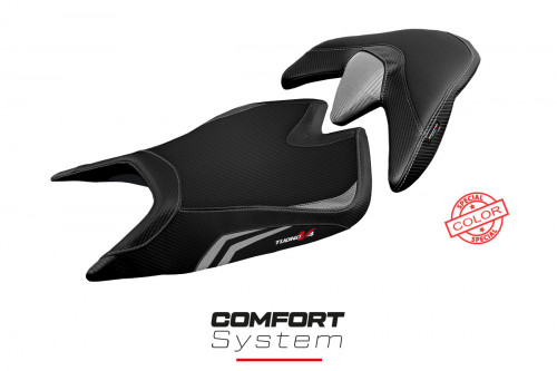 Funda de asiento compatible Aprilia Tuono V4 (21-22) modelo Zuera comfort system special color