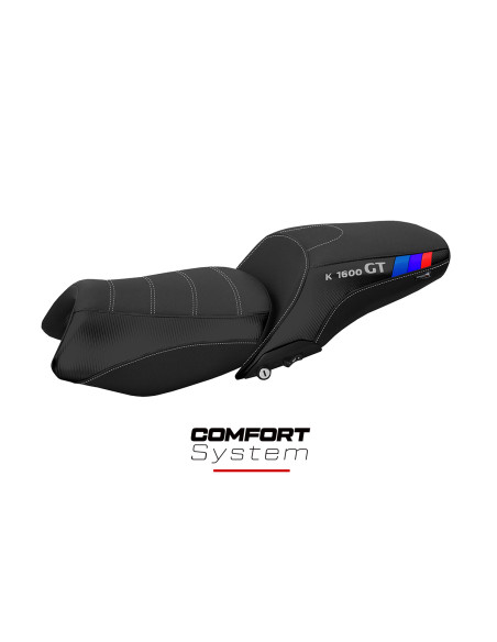 Funda de asiento compatible BMW K 1600 GT (10-22) modelo Tropea Anniversary TB comfort system