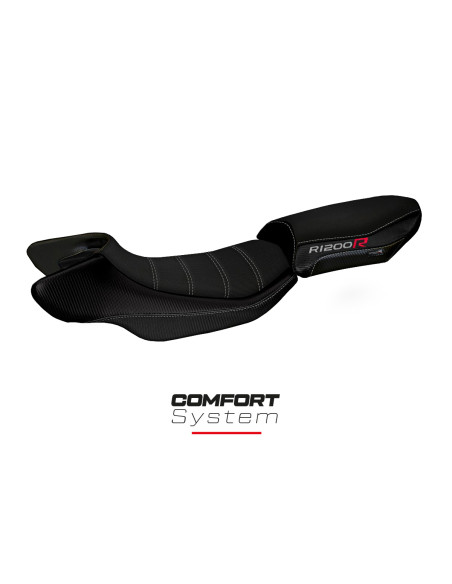 Housse de selle compatible BMW R 1200 R (15-18) modèle Aurelia Color comfort system