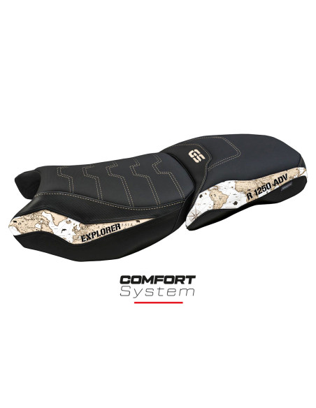 Housse de selle compatible BMW R 1250 GS Adventure (19-22) modèle Mapello Mps comfort system