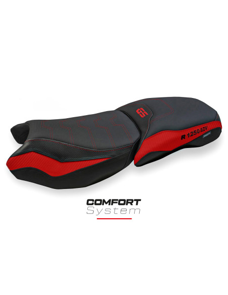 Funda de asiento compatible BMW R 1250 GS Adventure (19-22) modelo Racconigi 4 comfort system